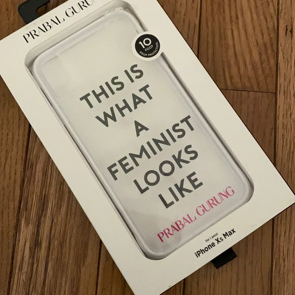 Prabal Gurung iPhone Xs Max Case Feminist logo
